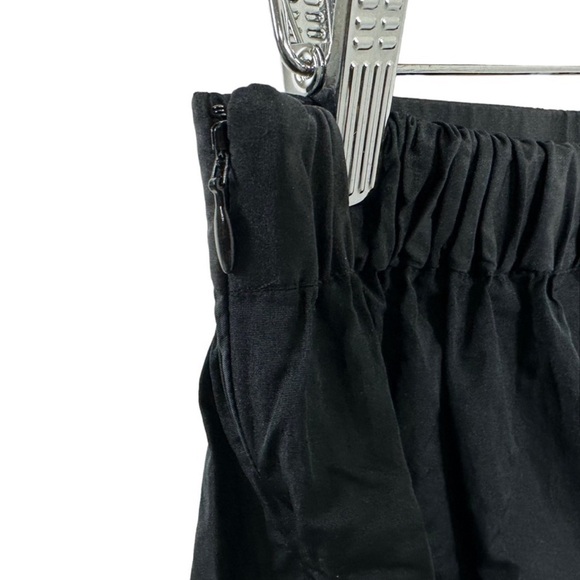 Aritzia Wilfred Fantasy Skirt Small Black A Lined Tiered Taffeta Elastic Waist - Picture 5 of 8